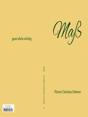 cover image of Maß